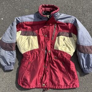 Vintage Descente Ski Jacket Men's Size M Cyber Y2k Winter Baggy Grunge